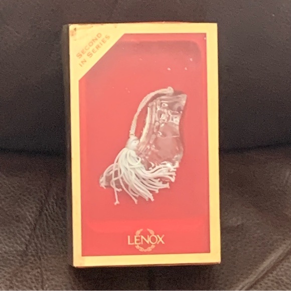 NIB - Lenox Turn of the Century Boot Pave Jewels Crystal Shoe Ornament - Picture 12 of 15